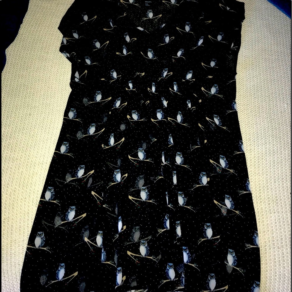 Sold ** Owl cap sleeve dress